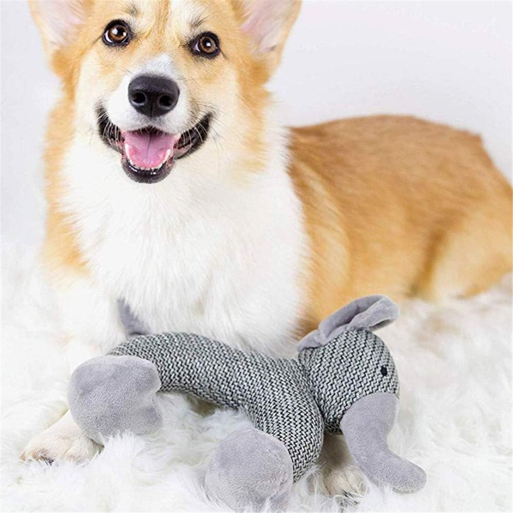 Linen Safari Companions & Chomp Champ Dog Toy, Squeaky Dog Chew Toys, Textured Linen Weave That Turns Frantic Chewing into Focused Calm, Squeaky Dog Chew Toys (Dog)