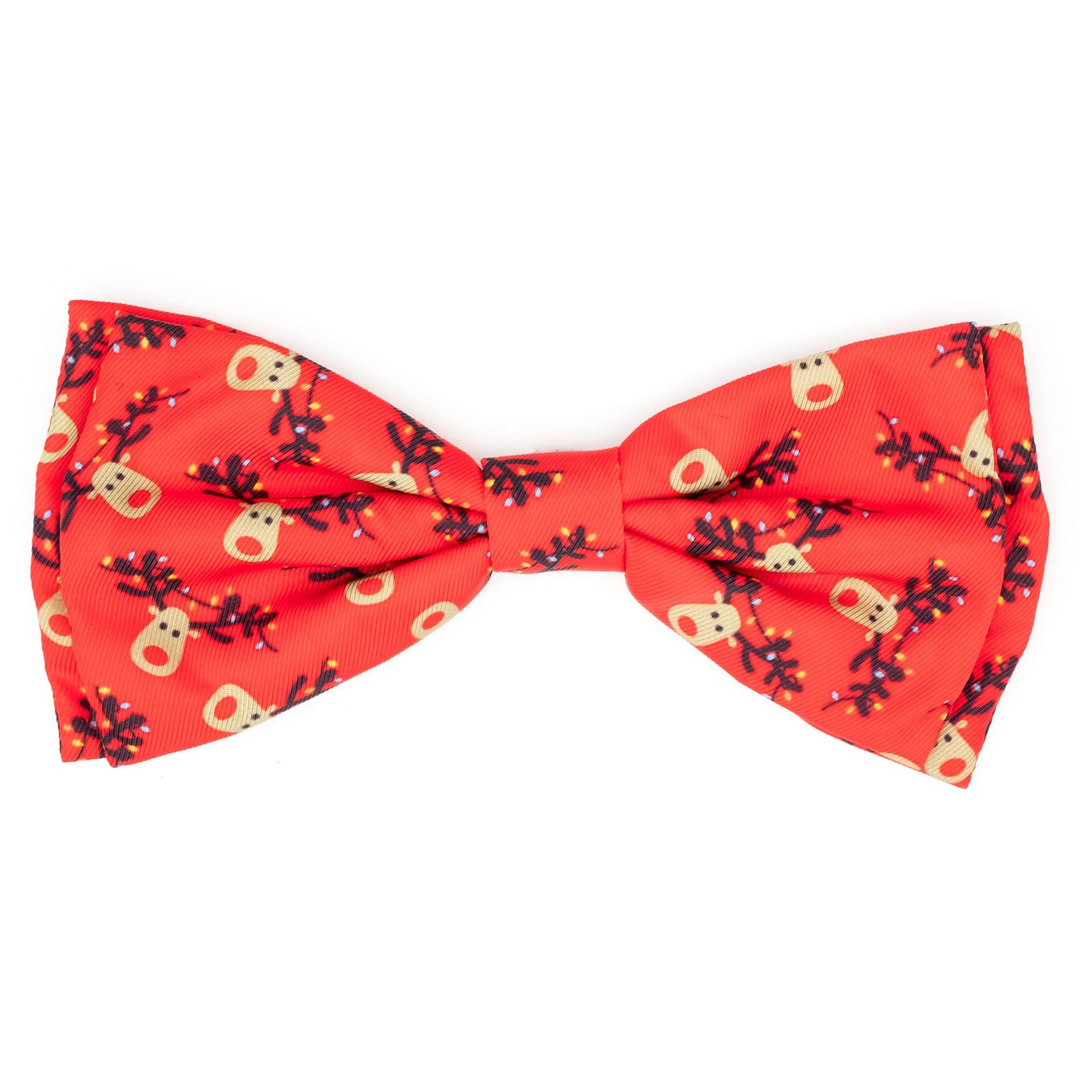 Pet Bow Tie for Dogs & Cats – Soft Printed Polyester Collar Bow Tie with Touch Fastener, Attaches to Any Collar - Narwhals Pattern, LiteBlue, Small