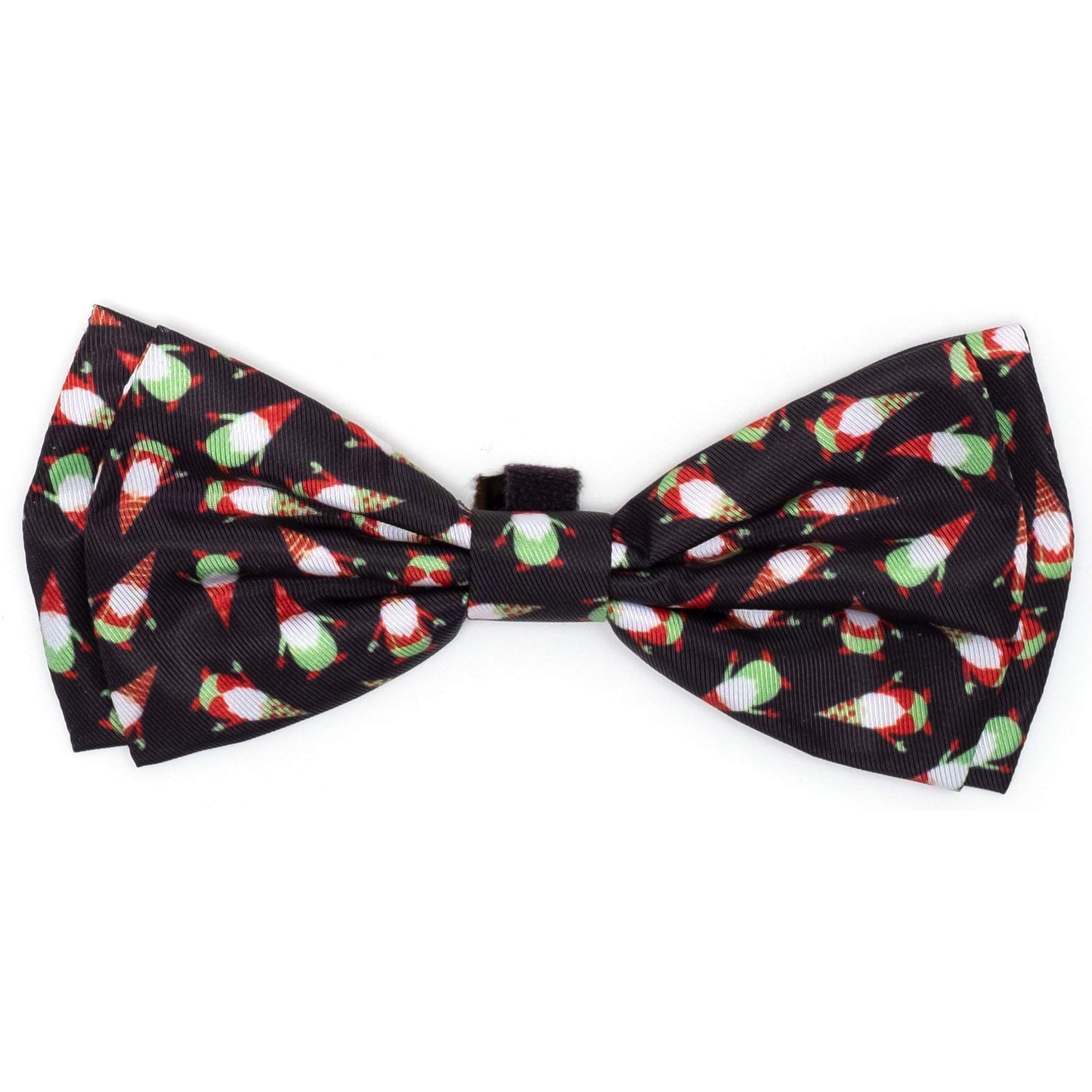 Pet Bow Tie for Dogs & Cats – Soft Printed Polyester Collar Bow Tie with Touch Fastener, Attaches to Any Collar - Narwhals Pattern, LiteBlue, Small