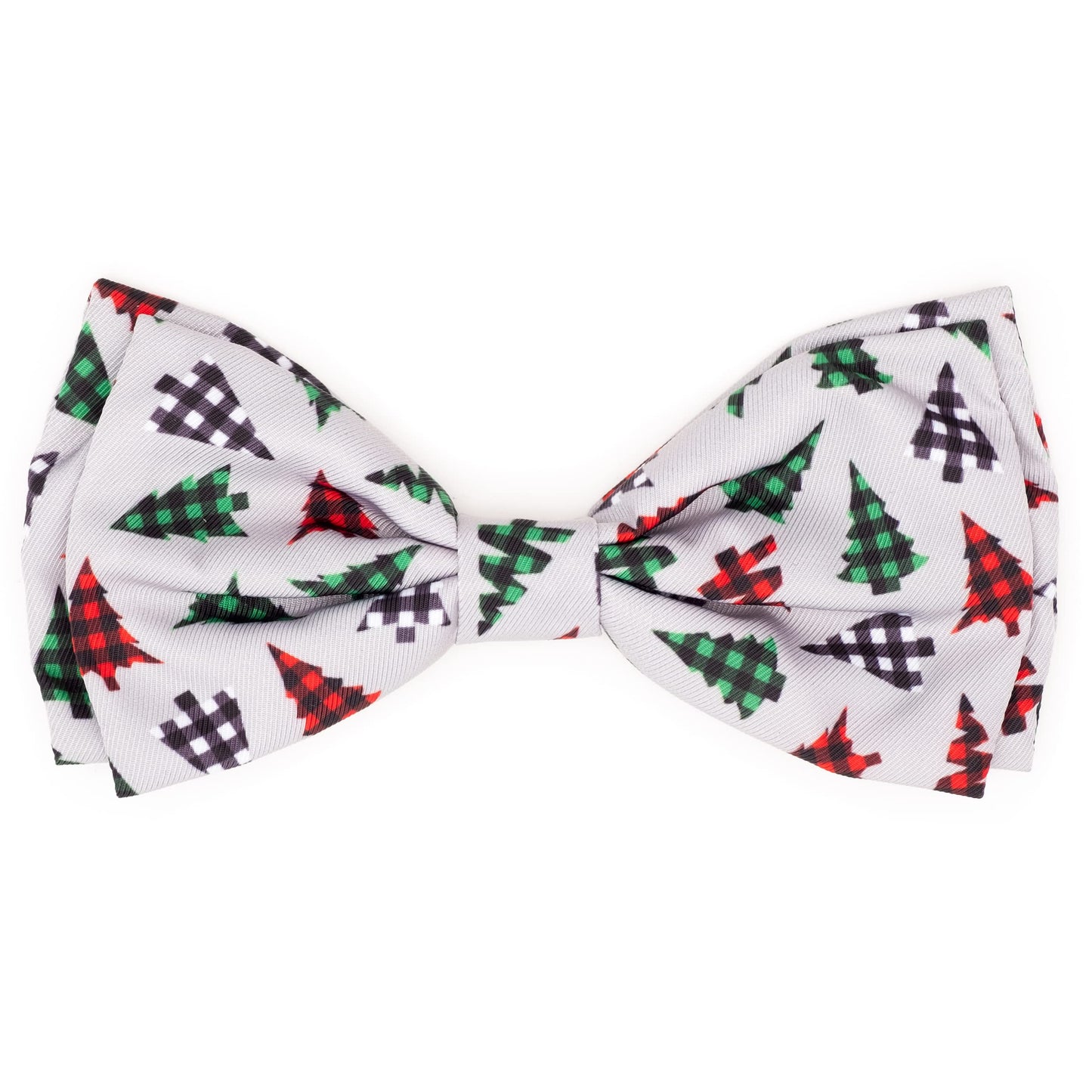 Pet Bow Tie for Dogs & Cats – Soft Printed Polyester Collar Bow Tie with Touch Fastener, Attaches to Any Collar - Narwhals Pattern, LiteBlue, Small